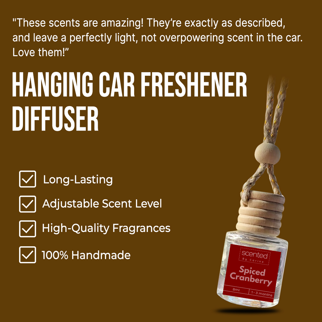 Winter Holiday Scented Car Fresheners