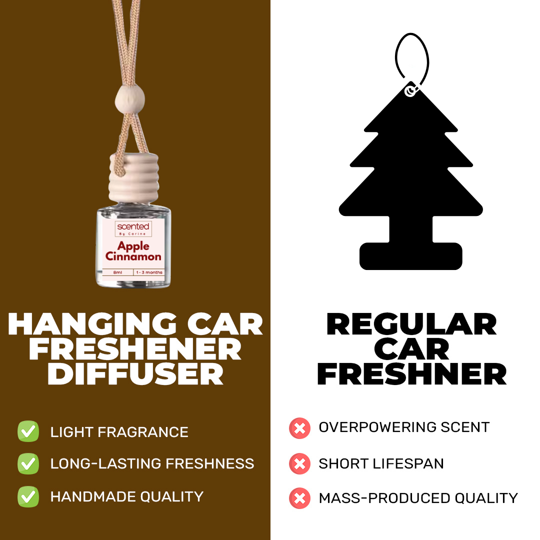 Apple Cinnamon-Car Diffuser-Scented by Carine Car Air Freshener Diffuser