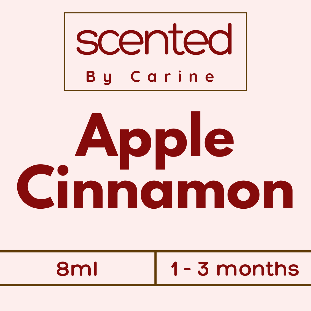 Apple Cinnamon-Car Diffuser-Scented by Carine Car Air Freshener Diffuser