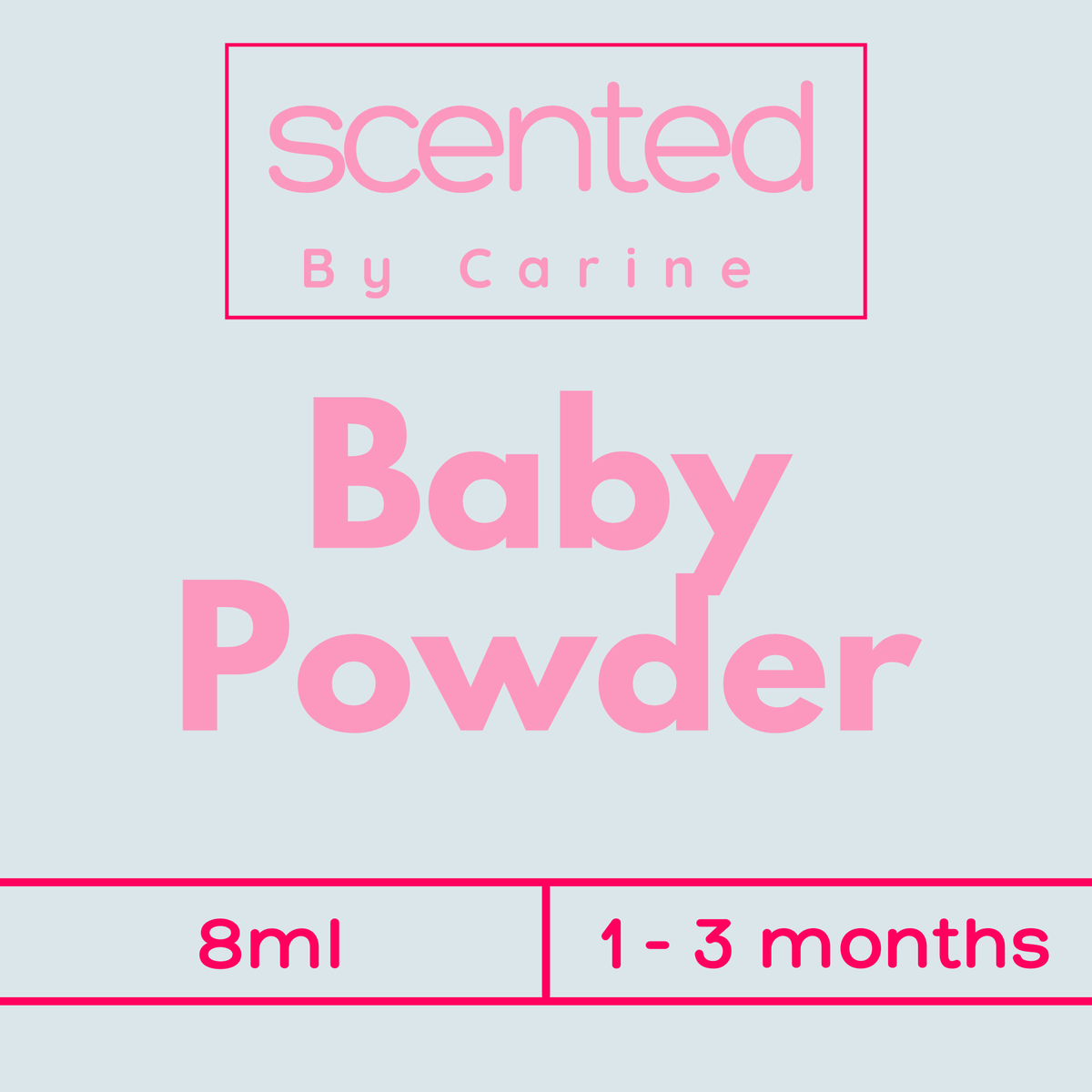 Baby Powder-Car Diffuser-Scented by Carine Car Air Freshener Diffuser