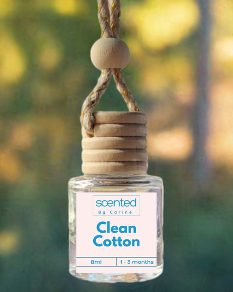Clean Cotton-Car Diffuser-Scented by Carine Car Air Freshener Diffuser