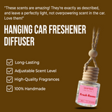 Fresh Roses-Car Diffuser-Scented by Carine Car Air Freshener Diffuser