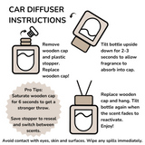 Mangoes & Coconut-Car Diffuser-Scented by Carine Car Air Freshener Diffuser