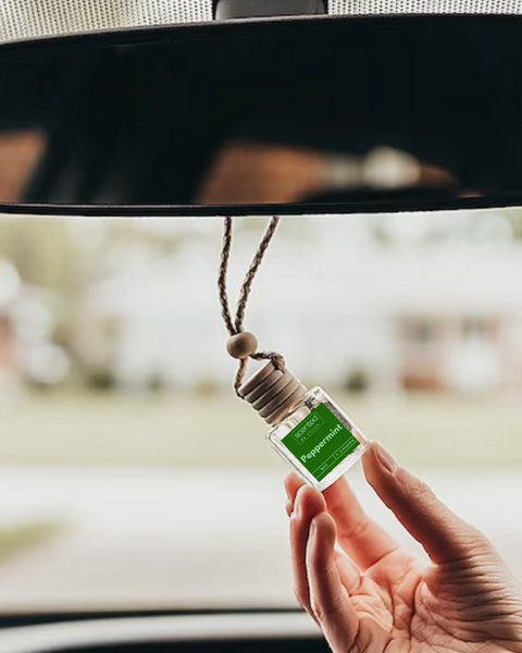 Peppermint-Car Diffuser-Scented by Carine Car Air Freshener Diffuser