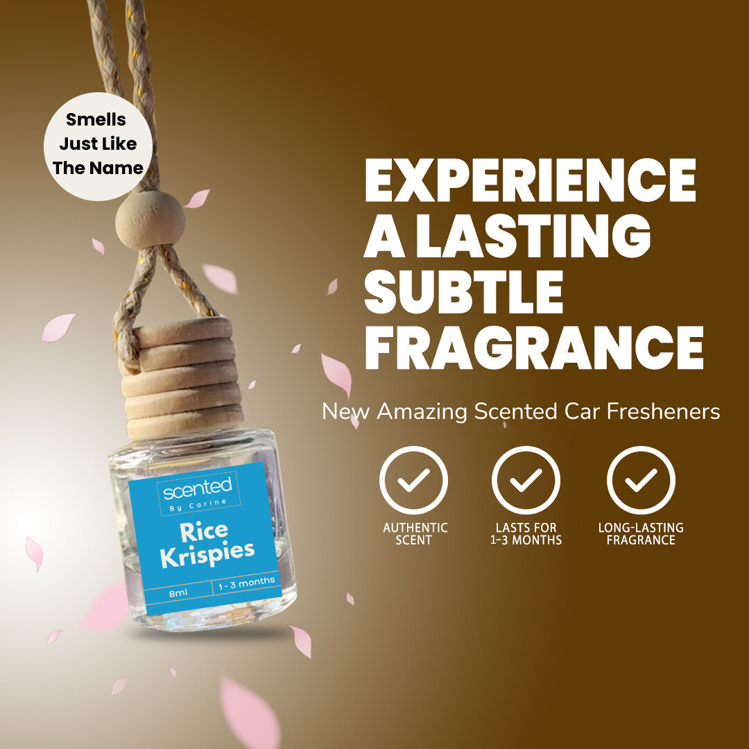 Rice Krispies-Car Diffuser-Scented by Carine Car Air Freshener Diffuser
