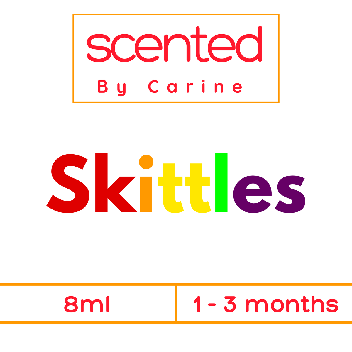 Skittles-Car Diffuser-Scented by Carine Car Air Freshener Diffuser