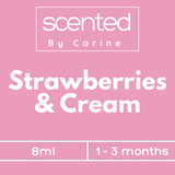 Strawberries & Cream-Car Diffuser-Scented by Carine Car Air Freshener Diffuser