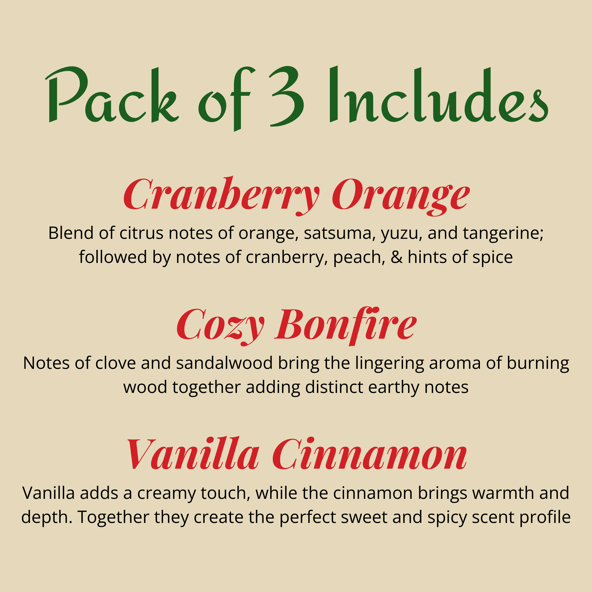 Winter Holiday Scented Car Fresheners