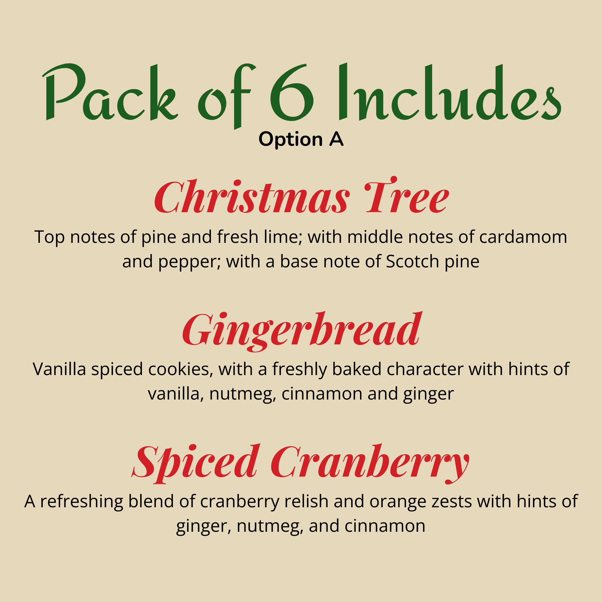 Winter Holiday Scented Car Fresheners