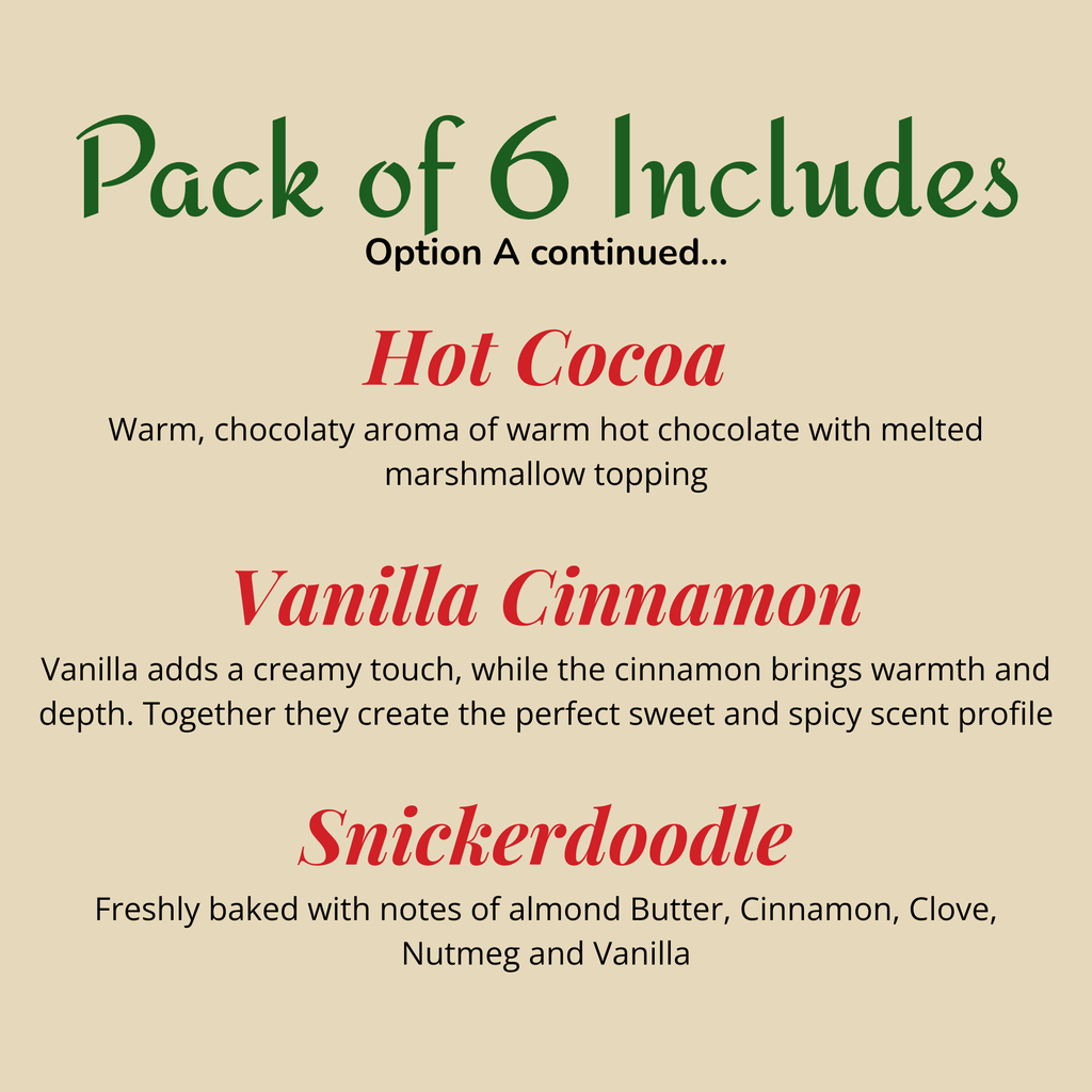 Winter Holiday Scented Car Fresheners