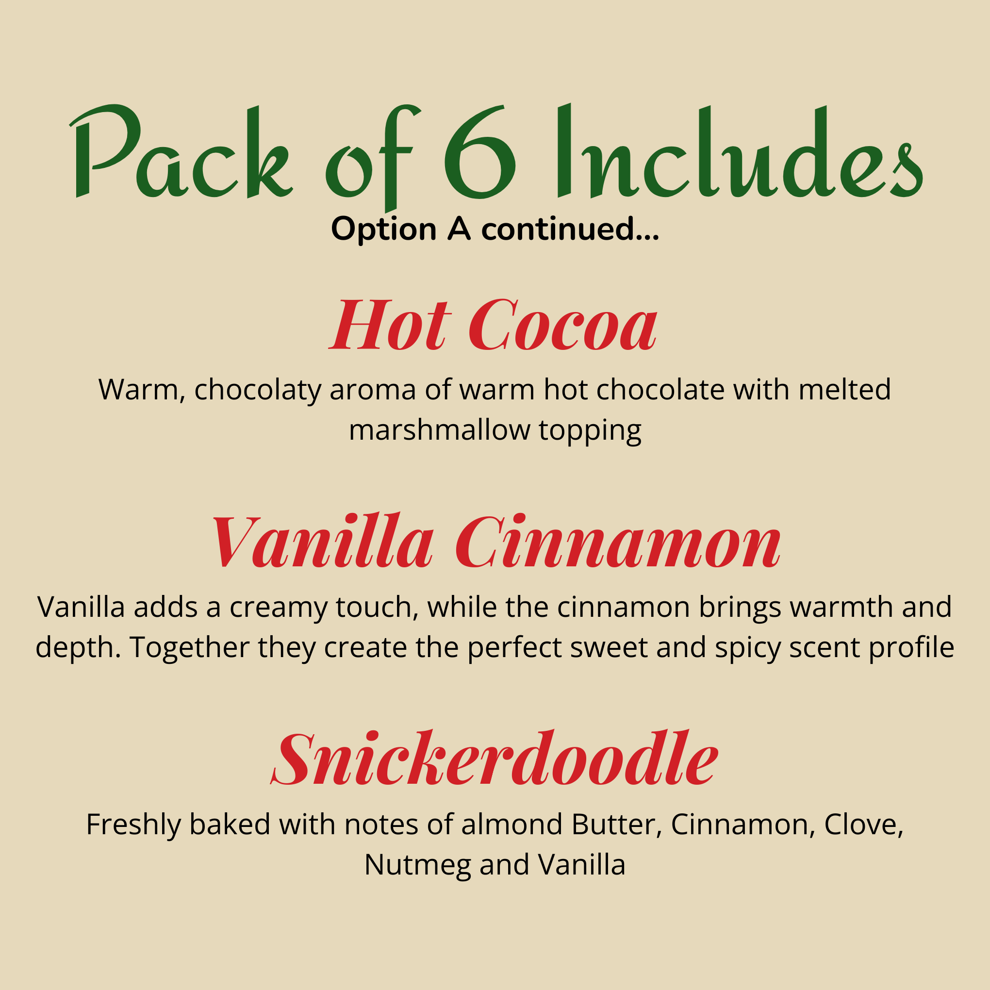 Winter Holiday Scented Car Fresheners