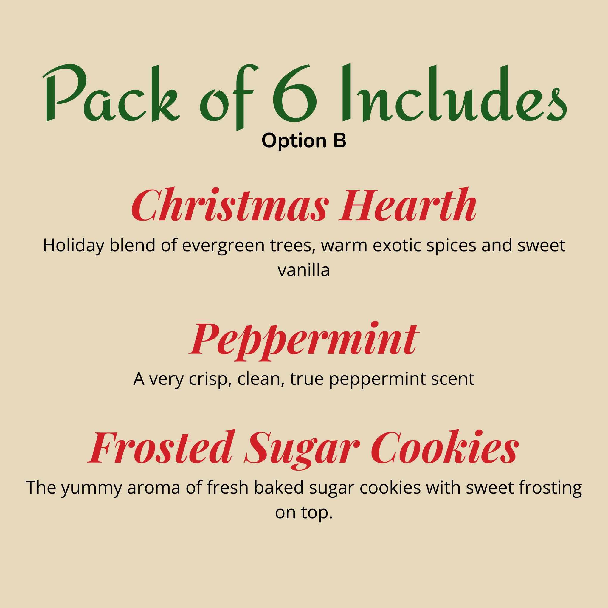 Winter Holiday Scented Car Fresheners