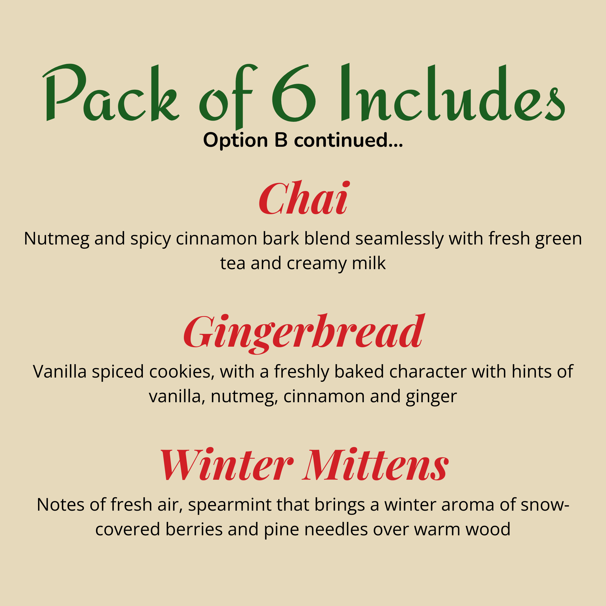 Winter Holiday Scented Car Fresheners