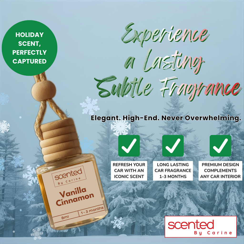 Winter Holiday Scented Car Fresheners