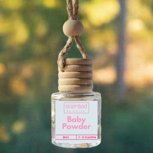 Baby Powder-Car Diffuser-Scented by Carine Car Air Freshener Diffuser