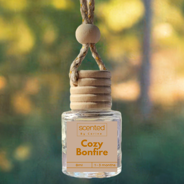 Cozy Bonfire-Car Diffuser-Scented by Carine Car Air Freshener Diffuser