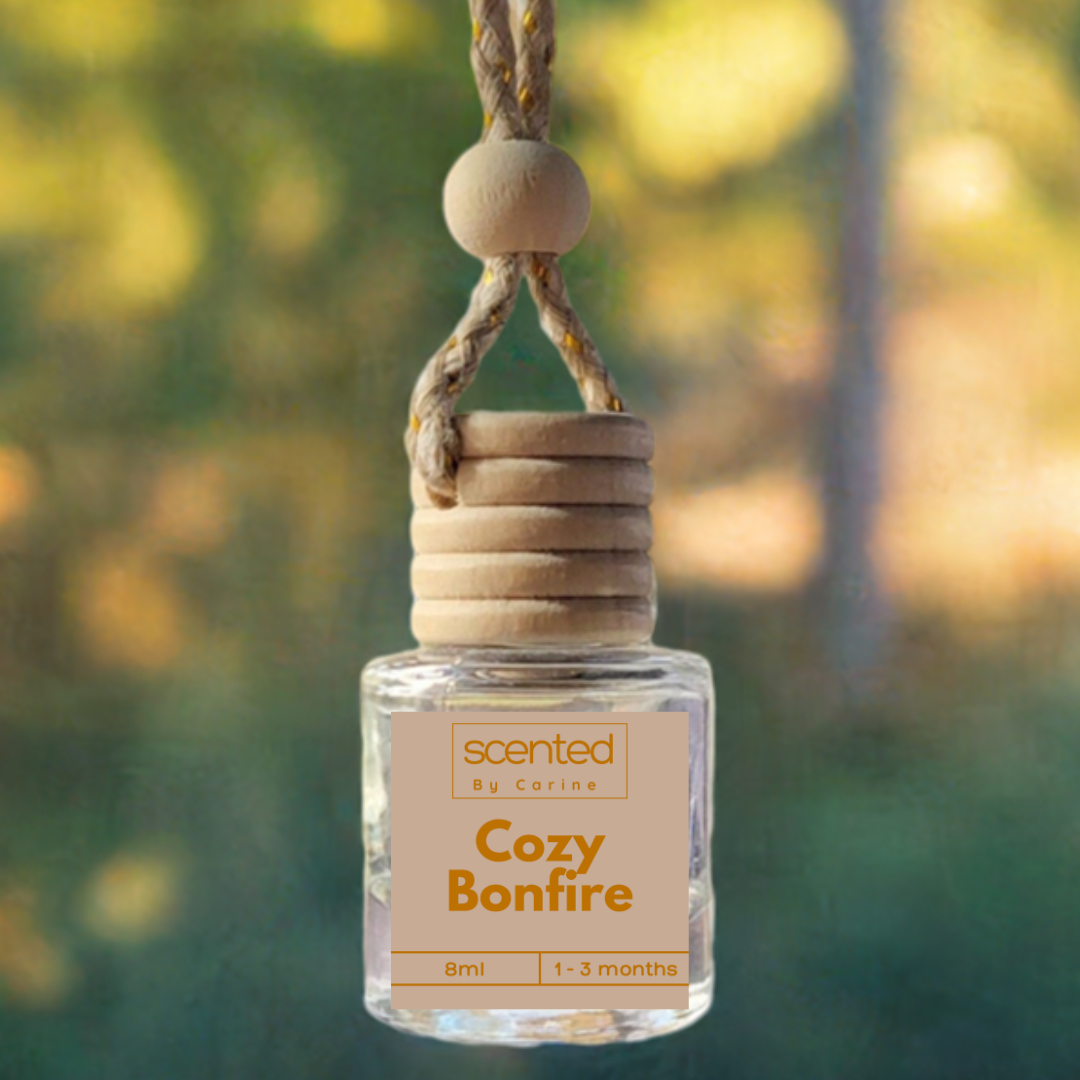 Cozy Bonfire-Car Diffuser-Scented by Carine Car Air Freshener Diffuser