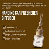 Fresh Linen-Car Diffuser-Scented by Carine Car Air Freshener Diffuser