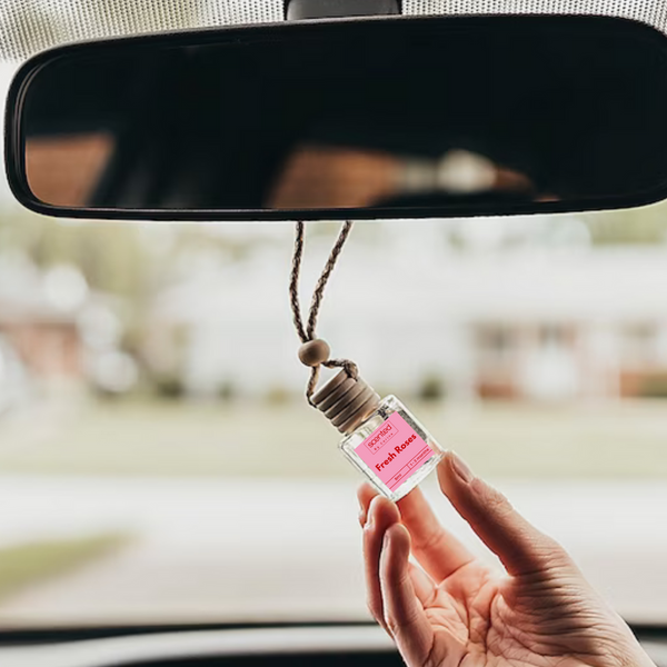 Fresh Roses-Car Diffuser-Scented by Carine Car Air Freshener Diffuser