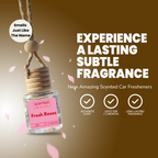 Fresh Roses-Car Diffuser-Scented by Carine Car Air Freshener Diffuser