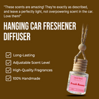 Fresh Roses-Car Diffuser-Scented by Carine Car Air Freshener Diffuser