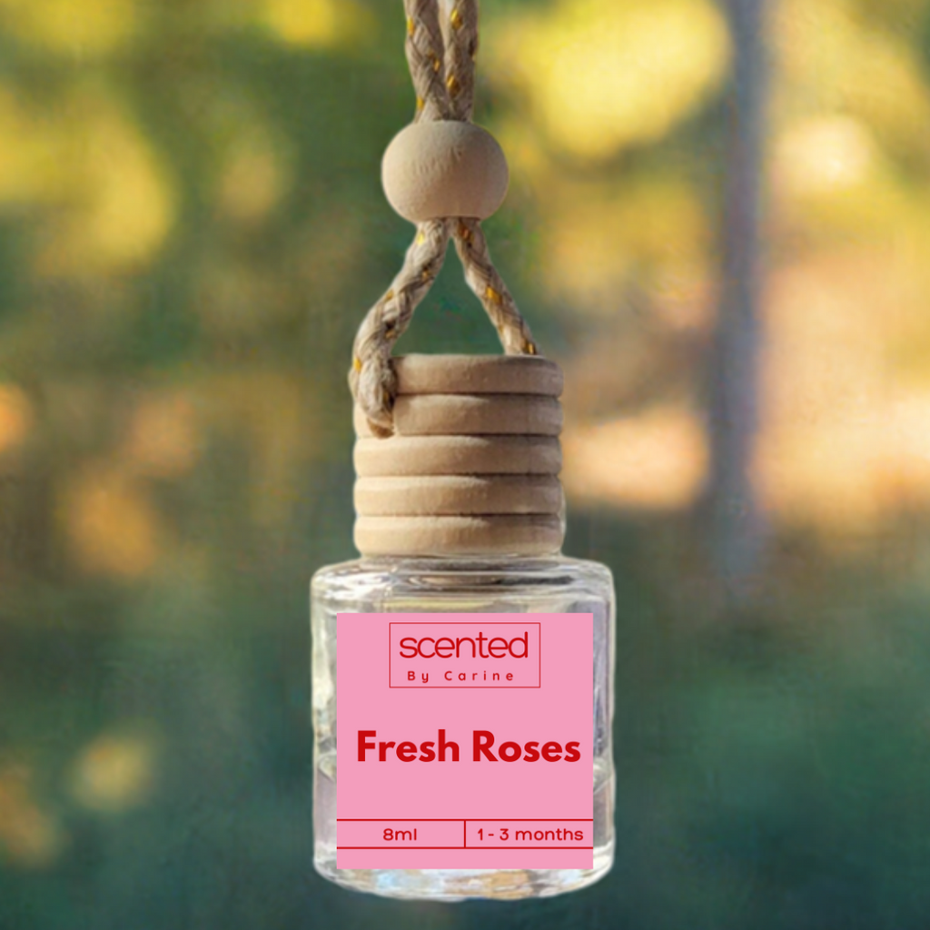 Fresh Roses-Car Diffuser-Scented by Carine Car Air Freshener Diffuser