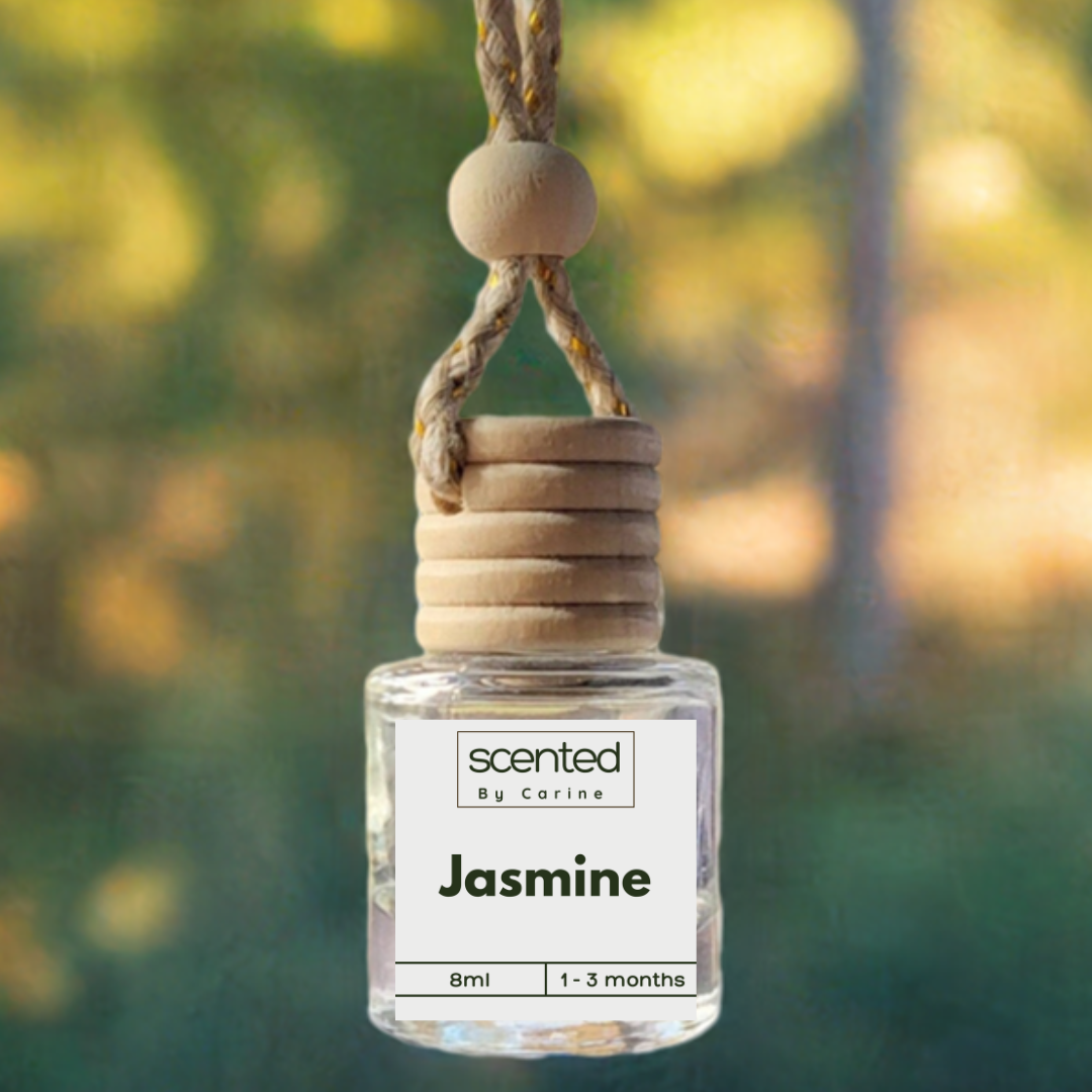 Jasmine-Car Diffuser-Scented by Carine Car Air Freshener Diffuser