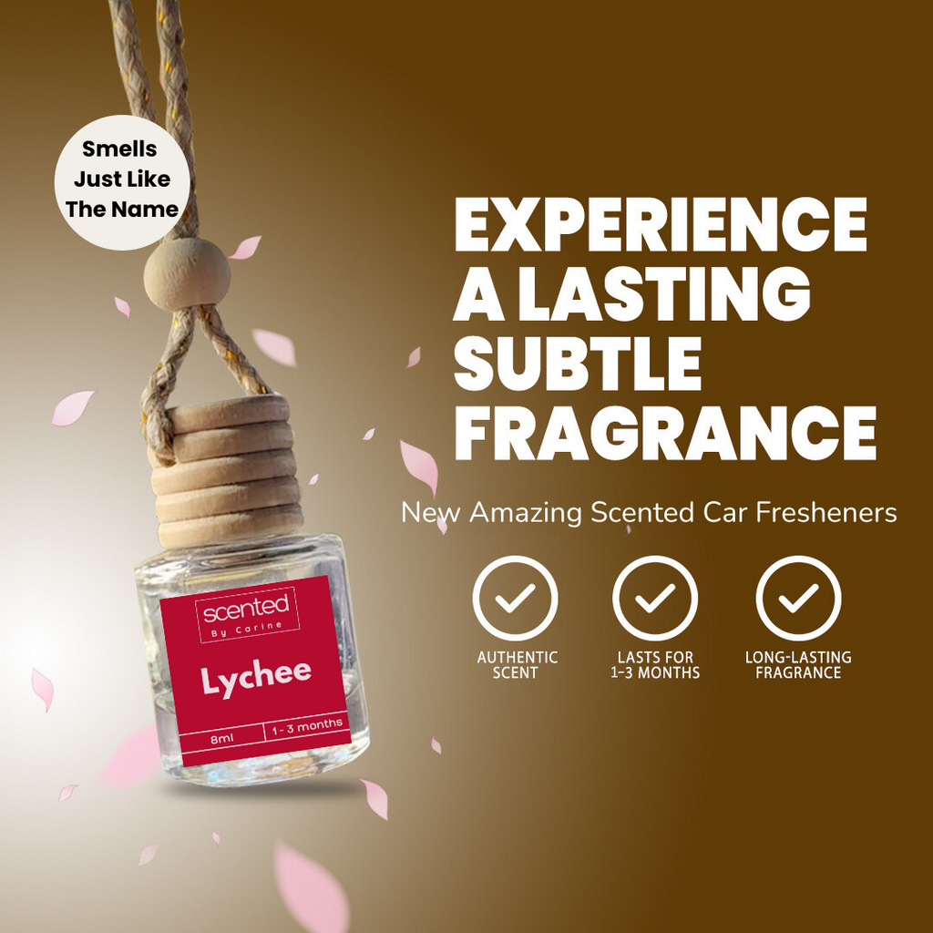 Lychee-Car Diffuser-Scented by Carine Car Air Freshener Diffuser