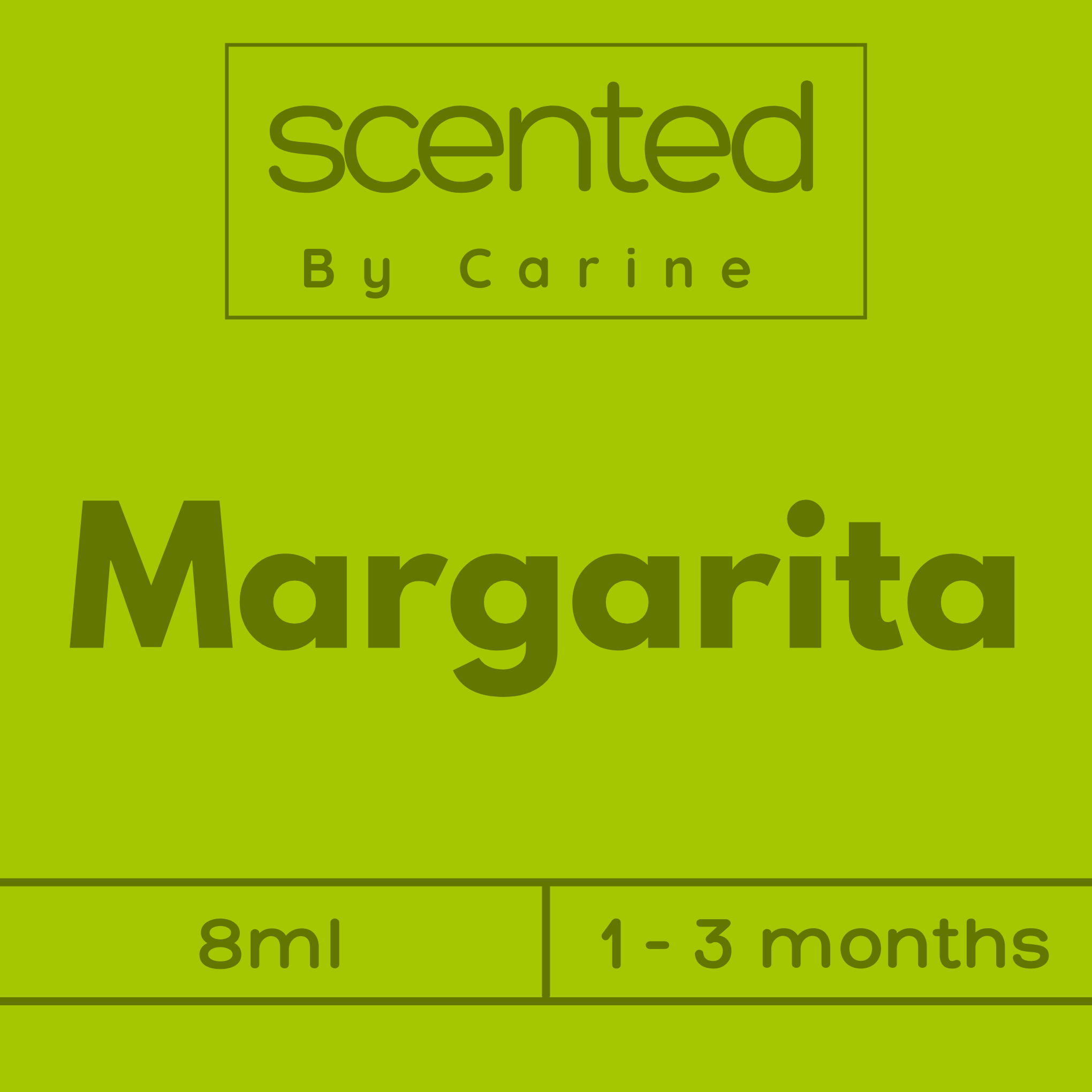 Margarita-Car Diffuser-Scented by Carine Car Air Freshener Diffuser