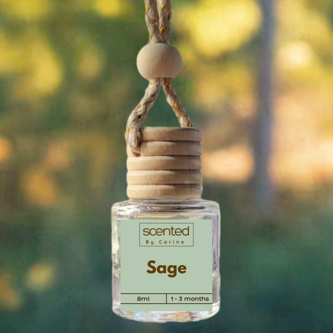 Sage-Car Diffuser-Scented by Carine Car Air Freshener Diffuser