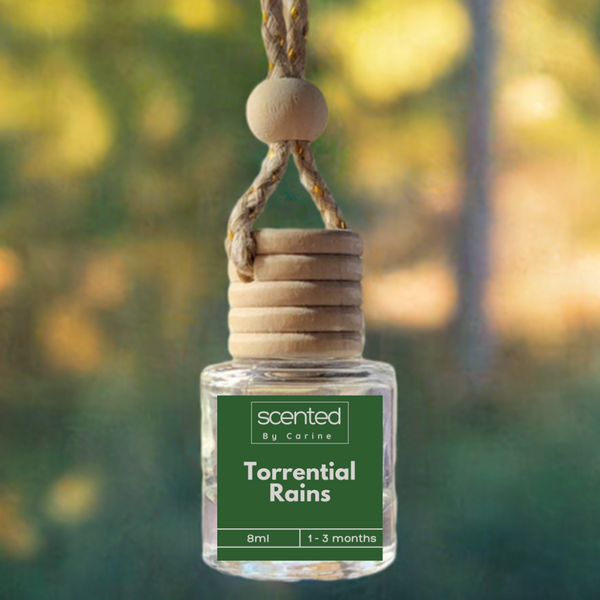 Torrential Rains-Car Diffuser-Scented by Carine Car Air Freshener Diffuser