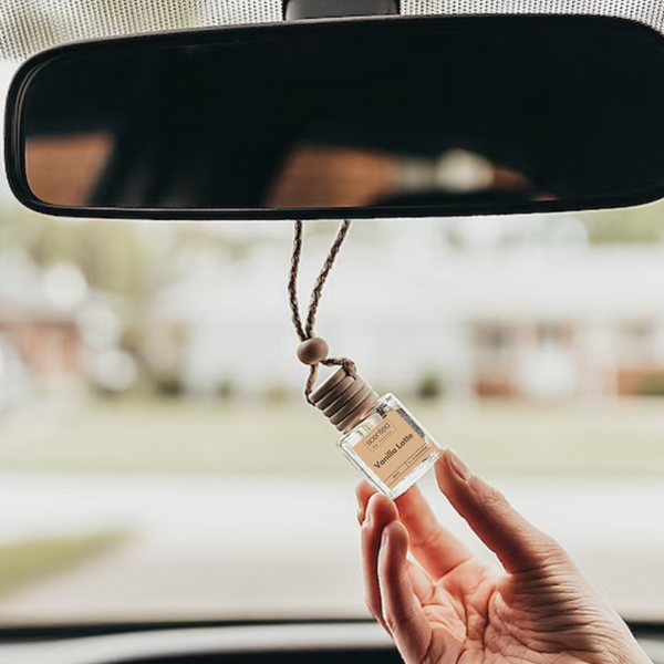 Vanilla Latte-Car Diffuser-Scented by Carine Car Air Freshener Diffuser